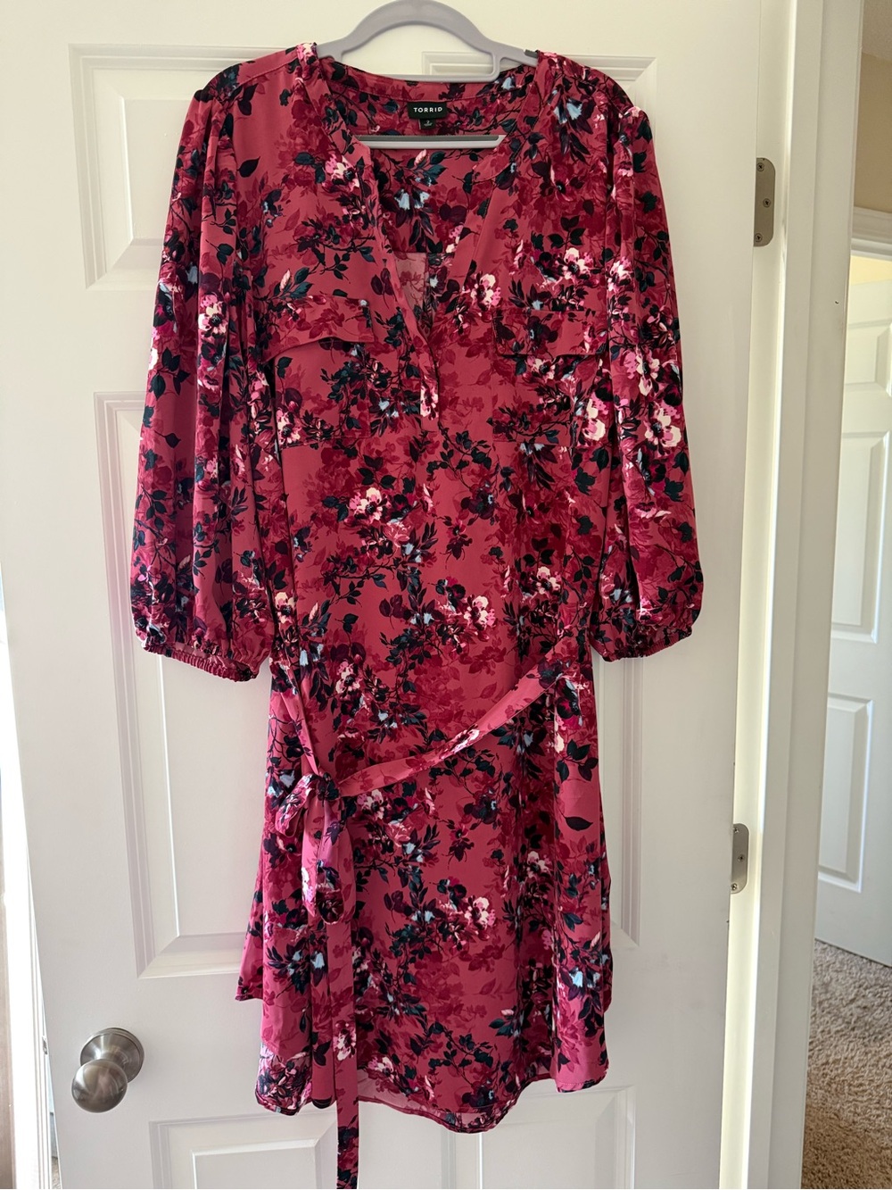Torrid Floral Wrap Dress